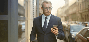 man with phone